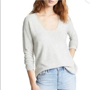 Madewell Kimball Pullover Light Gray Sweater SZ- XS